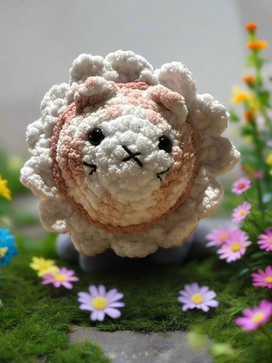 Fat Cat Dark Pink/ White Daisy